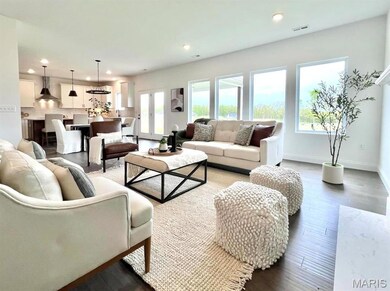 Example picture of the Oakdale, some features shown may be optional upgrades.