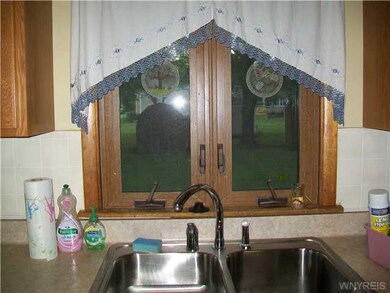 Kitchen Overlooks large backyard