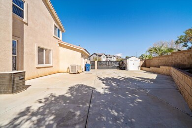 concrete side yard