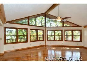Wall of Windows in Living Room