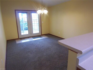 The dining area which leads out to the back screen