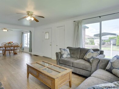 Hardwoods, fireplace, coat closet, vinyl windows