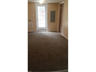 Dining room with new drywall, trim, paint, carpeti