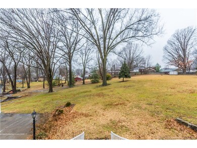 Large backyard and mature trees