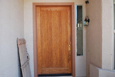 8' solid oak front door