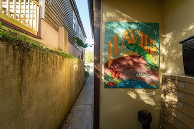 Exterior view of stucco siding