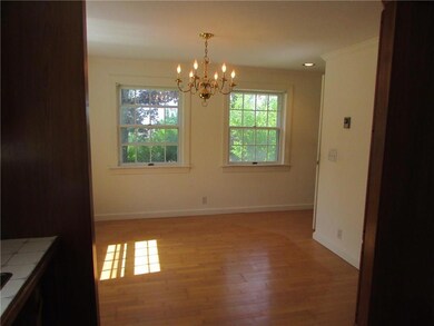 Looking from kitchen to dining area