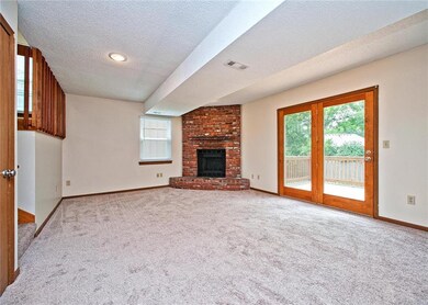 Family Room at Walk-out Lower Level w/Fireplace, N