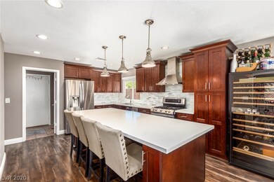 UPGRADED KITCHEN FEATURING CUSTOM CABINETS, BEAUTI