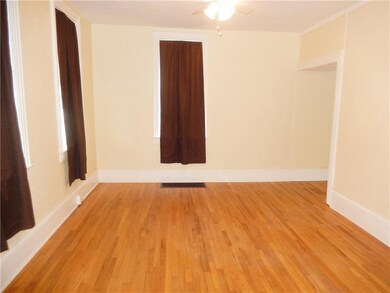 Freshly painted and newly updated living room.