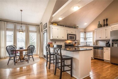 Abundant cabinetry, granite counters, stainless st