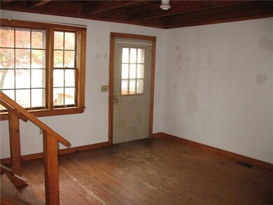 Entry. Front entrance of 3 story...