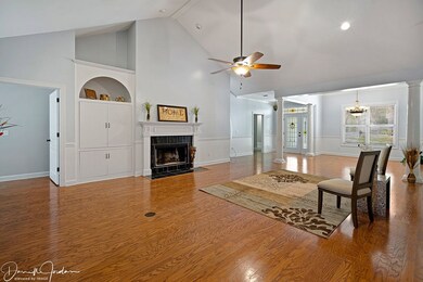 Family room - to left is entry to master bedroom