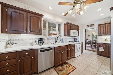 Updated Kitchen with Corian Countertops