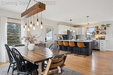 Open Dining Room & Kitchen