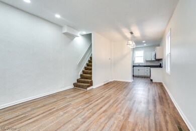 Unfurnished living room featuring light hardwood / wood-style floors