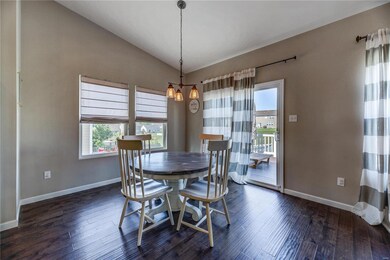 Eat in kitchen which opens up to the composite dec