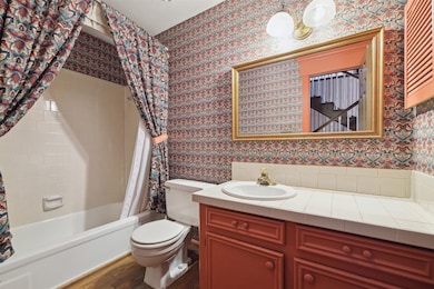 First floor full bathroom