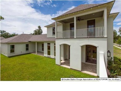 Back View of House with large Back Porch
