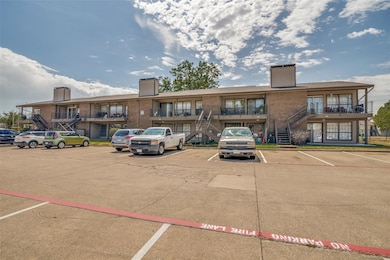 View of buildingfrom the parking lot.