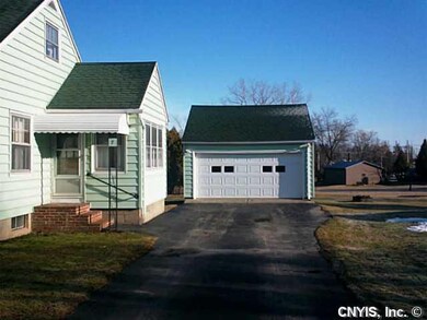Exterior Front. 2 Car Detached garage.