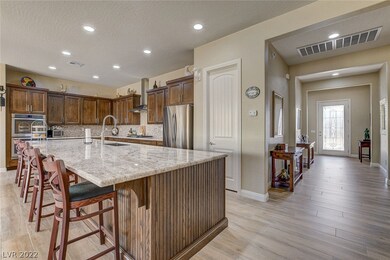 This kitchen is a dream with upgraded granite coun