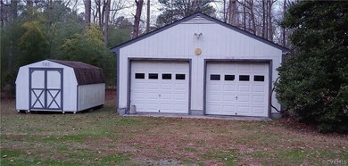 Detached Two Car Garage and Storage Shed