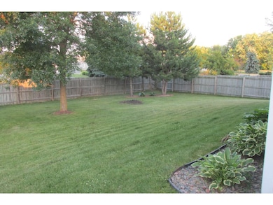 Large back yard could easily accommodate a small v