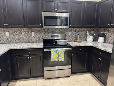 Granite countertops and plenty of cabinets!