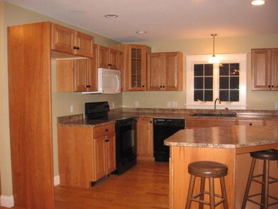 Lovely warm kitchen.