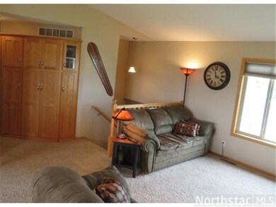 Lots of built-ins, another shot of the living room