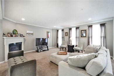 Corner Gas Fireplace for Easy Furniture Placement