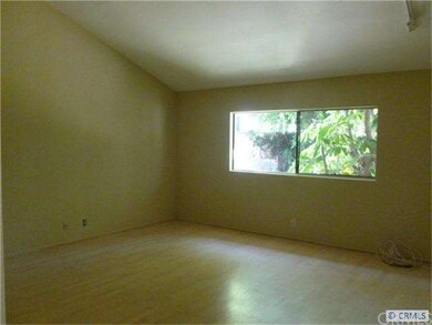 Master bedroom with vaulted ceiling
