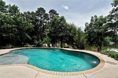 Salt water pool on the lake.