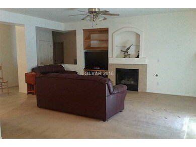 Living Room. With Ceiling Fan