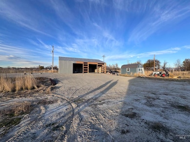 View of pole building