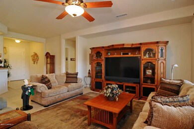 Living room area in great room