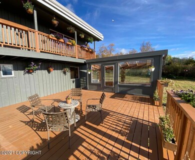 Newly constructed deck