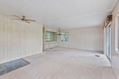 Living/Dining Rm with Hutch