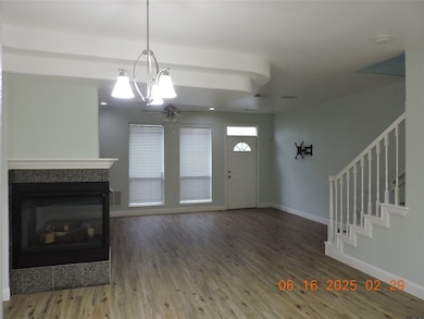 Dining room and living room