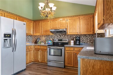 Solid surface countertops.