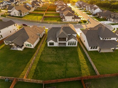 Aerial view of residential area
