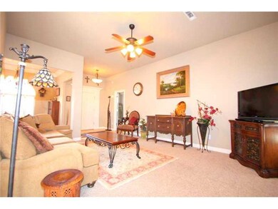 Living Room. Looking back toward the entry- the living and dining areas really flow together well.