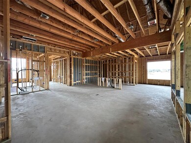 Misc room featuring unfinished concrete floors