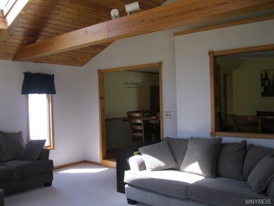 View from family room into the formal dining room 