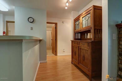 Great place for hutch or to add shelving