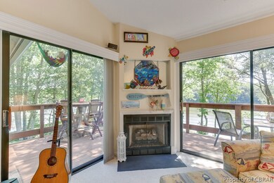 Great waterfront views of Wilton Creek from the gr
