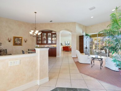 breakfast area with aquarium window