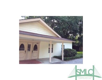 Exterior Front. Entrance to spacious fellowship ha
