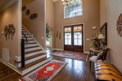 Hardwood floors greet you at the door and continue through the main level! 
